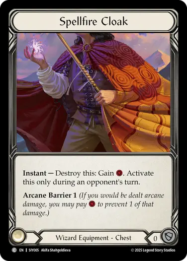 Spellfire Cloak SIY005 - Silver Age Chapter 1 - Iyslander - Flesh and blood card
