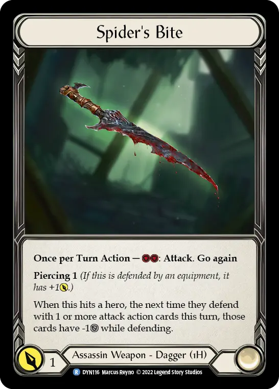 Spider's Bite DYN116 - Dynasty - Flesh and blood card