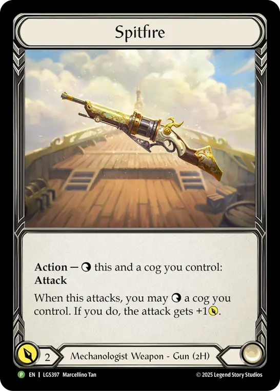 Spitfire LGS397-RF - Pre-release - High Seas - Flesh and blood card
