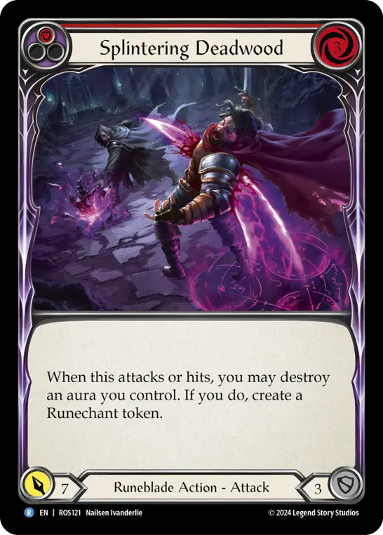 Splintering Deadwood RED ROS121 - Rosetta - Flesh and blood card