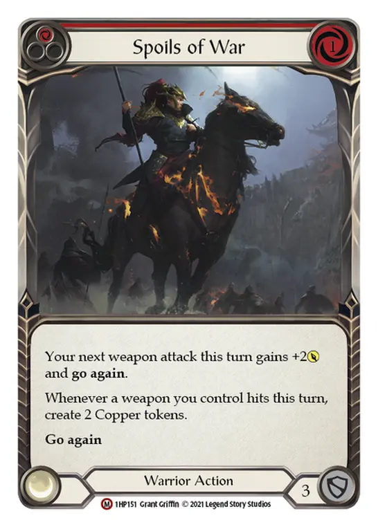 Spoils of War RED 1HP151 - History Pack 1 - Flesh and blood card