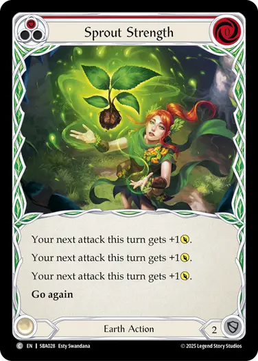 Sprout Strength SBA028 - Silver Age Chapter 3 - Briar - Flesh and blood card