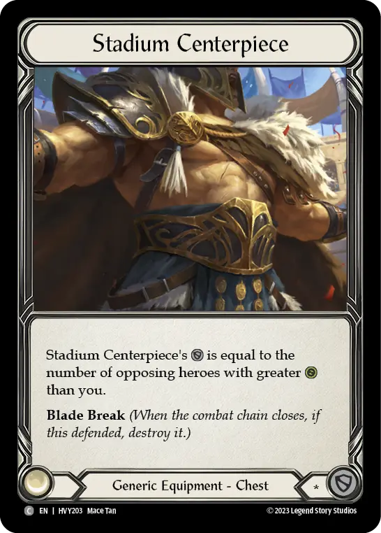 Stadium Centerpiece HVY203 - Heavy Hitters - Flesh and blood card