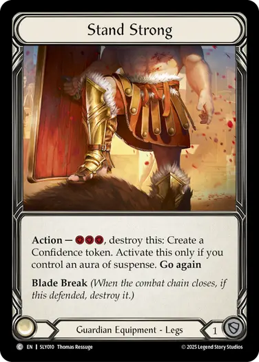 Stand Strong SLY010 - Silver Age Chapter 3 - Lyath Goldmane - Flesh and blood card