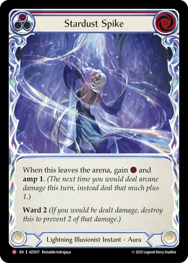 Stardust Spike AZS017 - Armory Deck - Zyggy Starlight - Flesh and blood card