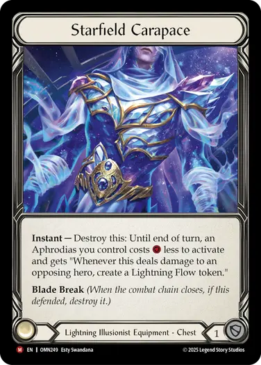 Starfield Carapace OMN249-CF - Omens of the Third Age - Flesh and blood card
