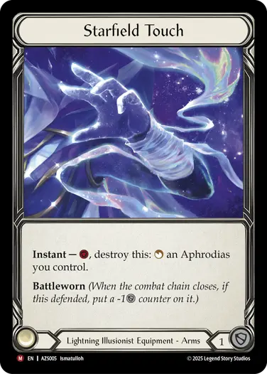 Starfield Touch AZS005-RF - Armory Deck - Zyggy Starlight - Flesh and blood card