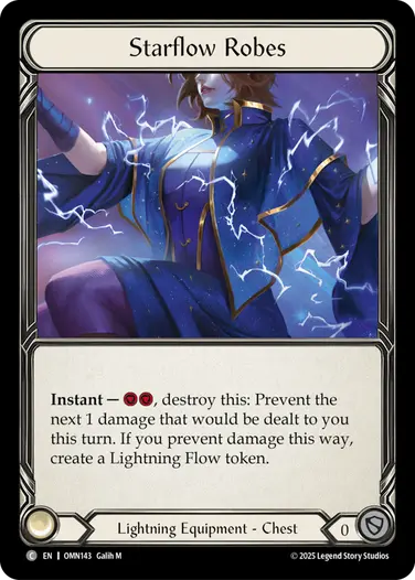 Starflow Robes OMN143 - Omens of the Third Age - Flesh and blood card