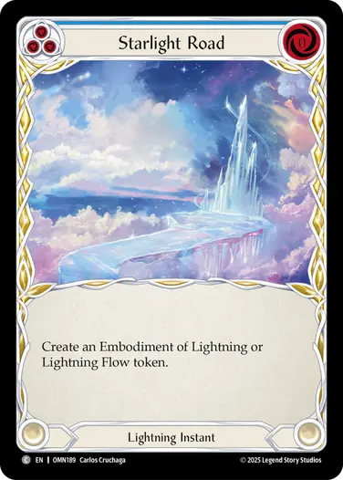 Starlight Road OMN189 - Omens of the Third Age - Flesh and blood card