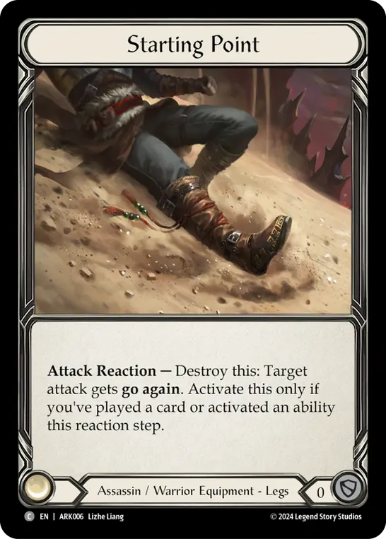 Starting Point ARK006 - The Hunted Blitz Deck - Arakni - Flesh and blood card