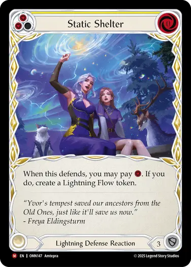 Static Shelter OMN147 - Omens of the Third Age - Flesh and blood card