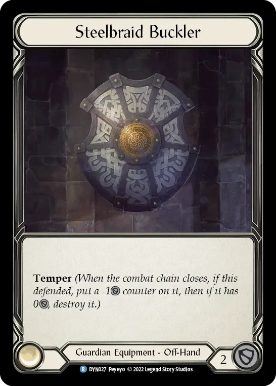 Steelbraid Buckler DYN027 - Dynasty - Flesh and blood card