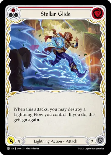 Stellar Glide OMN175 - Omens of the Third Age - Flesh and blood card