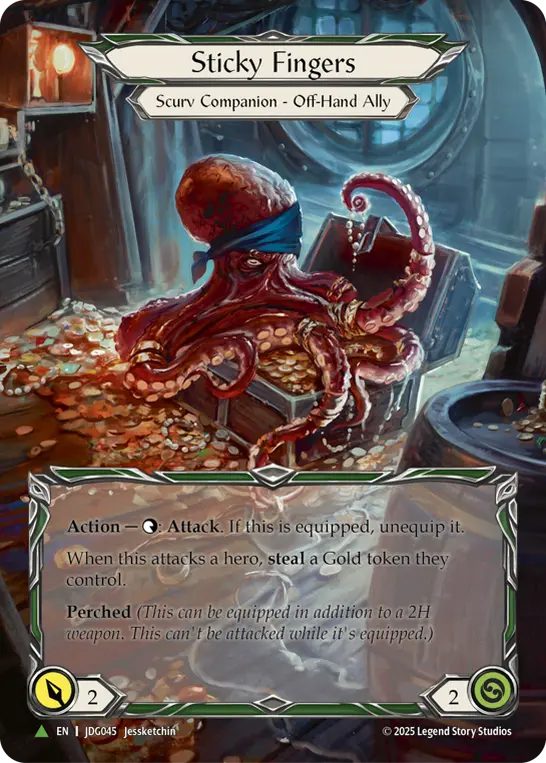 Sticky Fingers JDG045-CF - Judge Pack 7 - Flesh and blood card