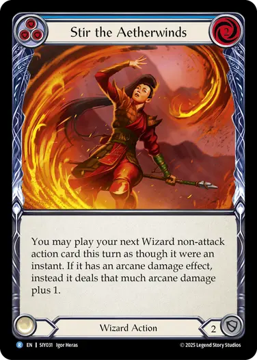 Stir the Aetherwinds SIY031 - Silver Age Chapter 1 - Iyslander - Flesh and blood card