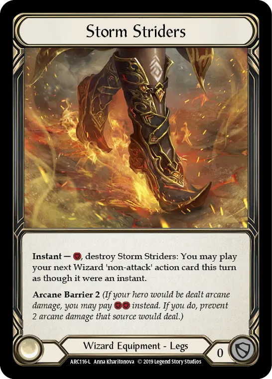 Storm Striders ARC116-CF - Arcane Rising - Flesh and blood card