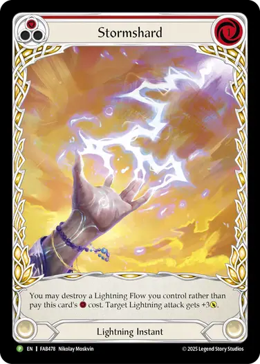 Stormshard FAB478-CF - Conventions - Omens of the Third Age - Flesh and blood card
