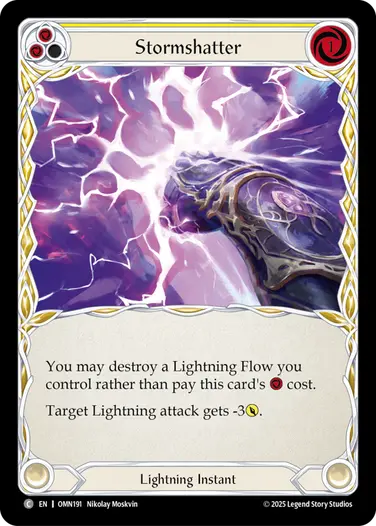 Stormshatter OMN191 - Omens of the Third Age - Flesh and blood card