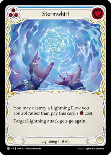Stormwhirl OMN192 - Omens of the Third Age - Flesh and blood card