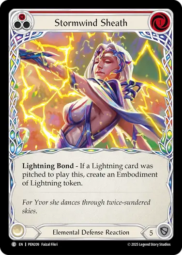 Stormwind Sheath PEN209 - Compendium of Rathe - Flesh and blood card