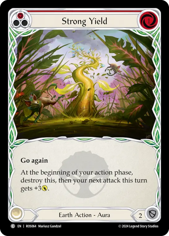 Strong Yield RED ROS064 - Rosetta - Flesh and blood card