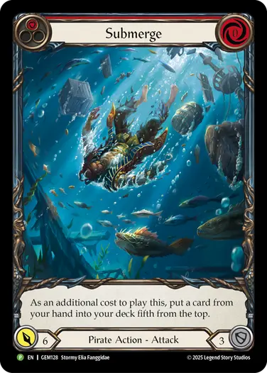 Submerge GEM128 - GEM - Pack 4 - Flesh and blood card