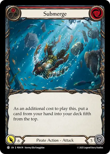 Submerge PEN174 - Compendium of Rathe - Flesh and blood card