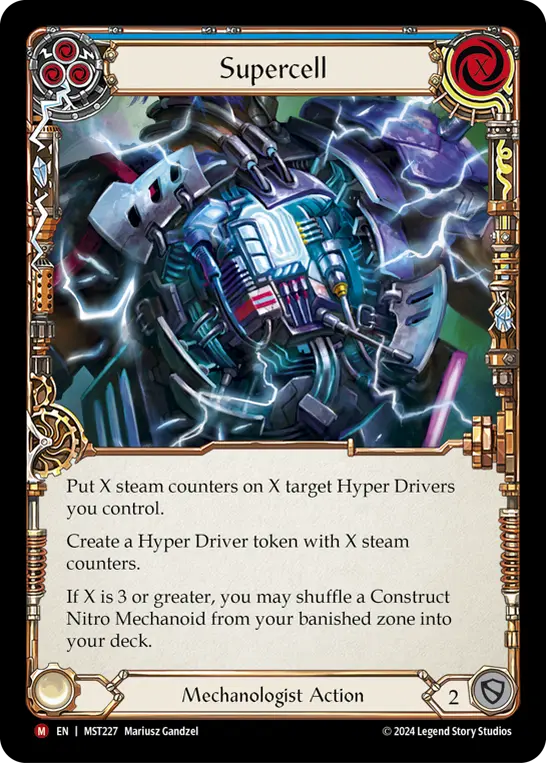 Supercell BLUE MST227 - Part the Mistveil - Flesh and blood card