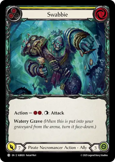 Swabbie SGB020 - Silver Age Chapter 3 - Gravy Bones - Flesh and blood card