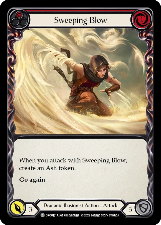 Sweeping Blow RED DRO017 - Dromai - Blitz Deck - Flesh and blood card