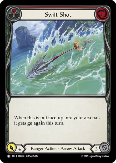Swift Shot SAZ018 - Silver Age Chapter 2 - Azalea - Flesh and blood card