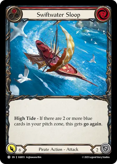 Swiftwater Sloop SGB013 - Silver Age Chapter 3 - Gravy Bones - Flesh and blood card