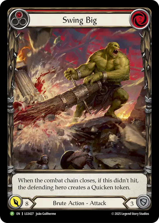 Swing Big RED LGS427-RF - ProQuest - Season 8 - Flesh and blood card
