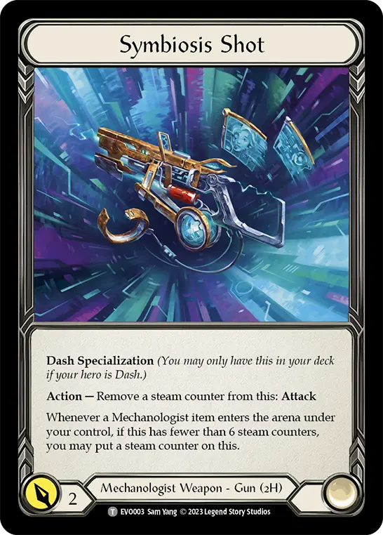 Symbiosis Shot EVO003 - Bright Lights - Flesh and blood card