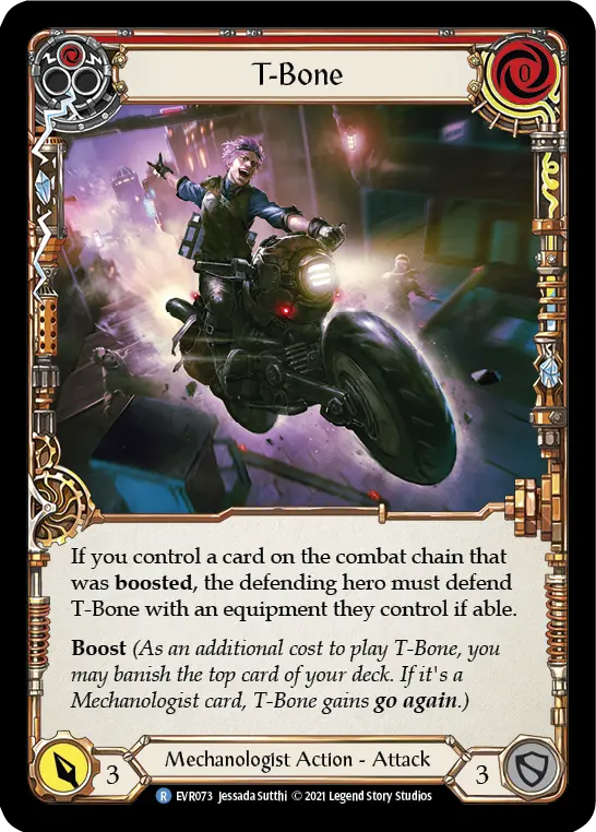 T-Bone RED EVR073 - Everfest - Flesh and blood card