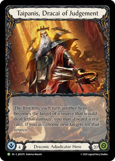 Taipanis, Dracai of Judgement JDG079 - Judge Pack - Season 10 - Flesh and blood card