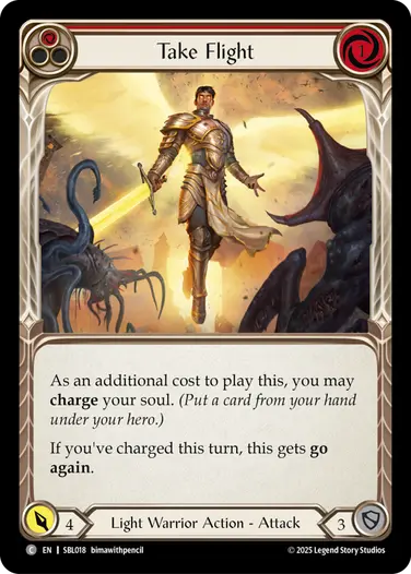 Take Flight SBL018 - Silver Age Chapter 3 - Boltyn - Flesh and blood card