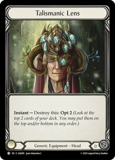 Talismanic Lens SAZ005 - Silver Age Chapter 2 - Azalea - Flesh and blood card