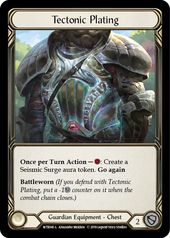 Tectonic Plating WTR041-CF - Welcome to Rathe - Flesh and blood card
