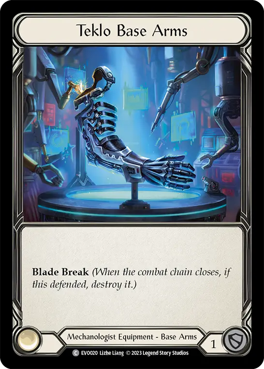 Teklo Base Arms EVO020 - Bright Lights - Flesh and blood card