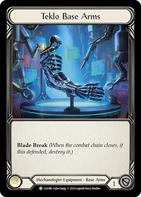 Teklo Base Arms LGS188-CF - Buy-a-Box - Bright Lights - Flesh and blood card
