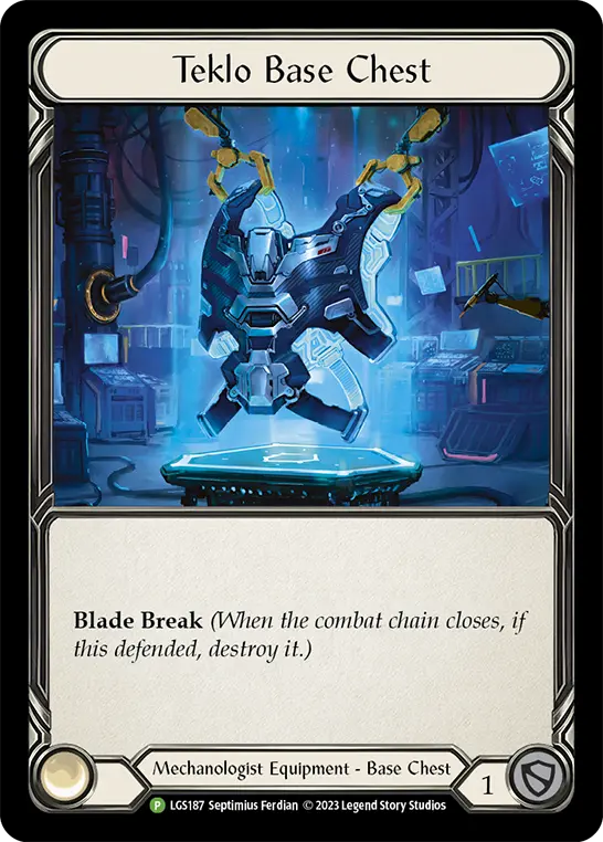 Teklo Base Chest LGS187-CF - Buy-a-Box - Bright Lights - Flesh and blood card