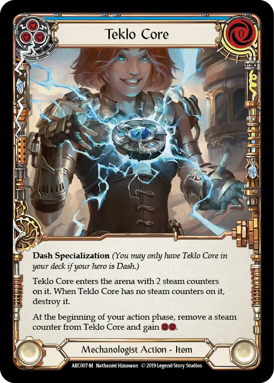 Teklo Core BLUE ARC007 - Arcane Rising - Flesh and blood card