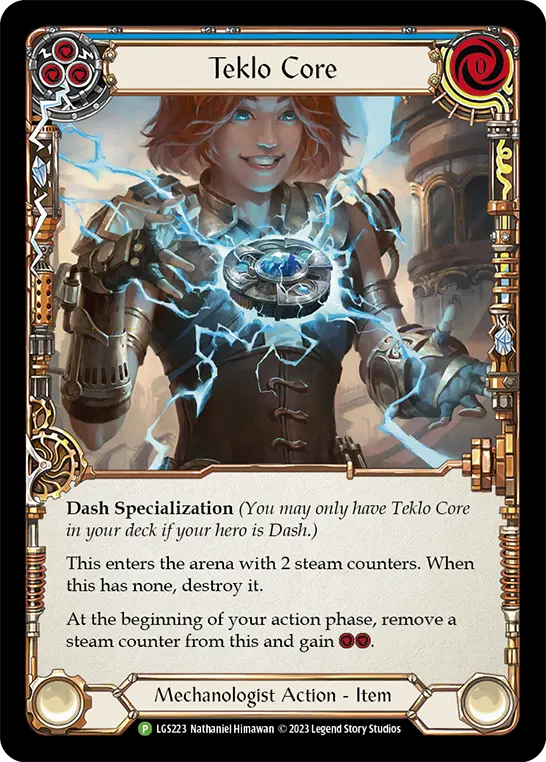 Teklo Core BLUE LGS223-CF - Skirmish - Season 8 - Flesh and blood card