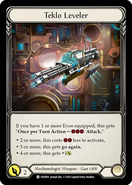 Teklo Leveler EVO009 - Bright Lights - Flesh and blood card