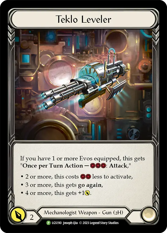 Teklo Leveler LGS190-CF - Armory - Season 11 - Flesh and blood card