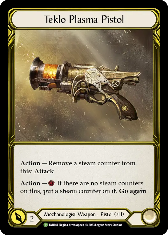 Teklo Plasma Pistol FAB144-GF - ProQuest - Season 4 - Flesh and blood card