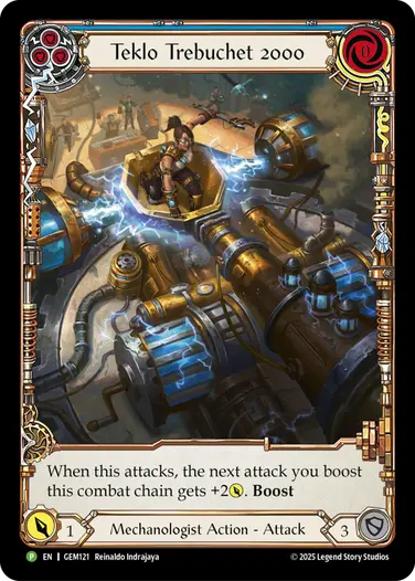 Teklo Trebuchet 2000 GEM121 - GEM - Pack 4 - Flesh and blood card