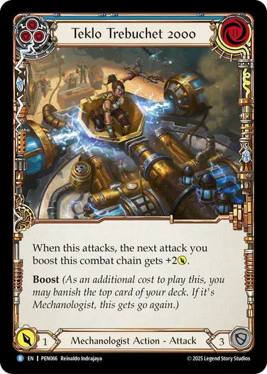 Teklo Trebuchet 2000 PEN066 - Compendium of Rathe - Flesh and blood card