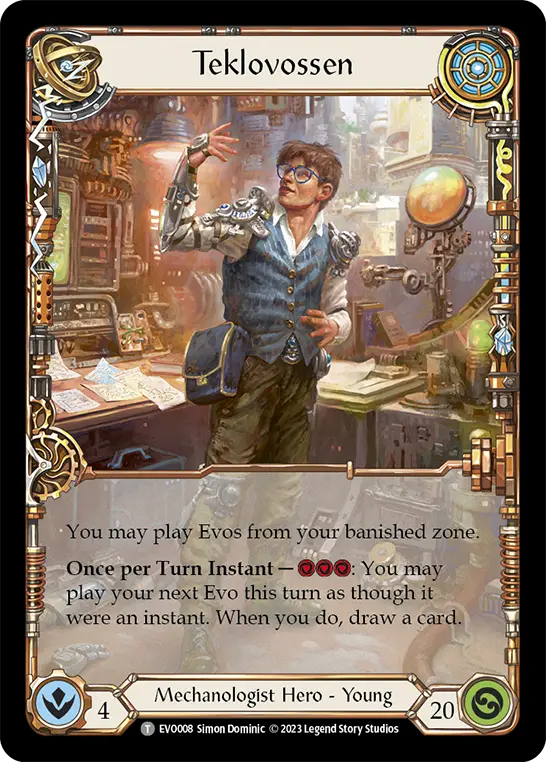 Teklovossen EVO008 - Bright Lights - Flesh and blood card